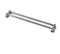 Barra Del Labbro Del Paraurti Per Auto Asta decorativa for kit barra di supporto spoiler splitter for labbro anteriore paraurti posteriore universale for auto(20cm Silver)