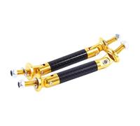 Barra Del Labbro Del Paraurti Per Auto Kit barra di supporto for splitter for paraurti anteriore regolabile da corsa universale 2 pezzi Tuning for lo styling dell'auto(Golden)