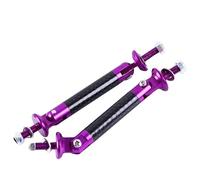 Barra Del Labbro Del Paraurti Per Auto Kit barra di supporto for splitter for paraurti anteriore regolabile da corsa universale 2 pezzi Tuning for lo styling dell'auto(Purple)