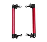 Barra Del Labbro Del Paraurti Per Auto Lega di alluminio universale for auto anteriore paraurti posteriore spoiler spoiler puntone asta cravatta barra di supporto 10 cm 15 cm 20 cm(15cm Red)