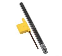 Barra di alesatura in carburo solido C08K-SCLCR06, porta utensili da tornitura interna con gambo da 8 mm per inserto CCMT0602, strumento per tornio metrico antivibrante per lavorazione di acciaio e