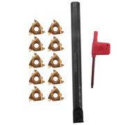 Barra di Alesatura per Filettatura Tornio da 1/2 Pollice con Inserti di Tor7376