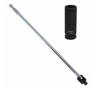 Barra di alimentazione interruttore azionamento 1/2" lunga 30" + presa dado r...