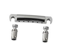 Barra Di Arresto In Metallo Cordiera E Perni Per Chitarra Elettrica LP Parti Cromate Nere(Chrome)
