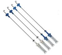 Barra Di Bilanciamento A Molla Con Asta Ammortizzatore In Metallo Per Lavatrice, Compatibile Con Midea, Parti Di Ricambio Per Ammortizzatore Di Sospensione Per Lavatrice(Set 3)