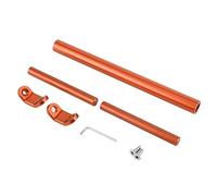 Barra di bilanciamento per moto Aramox, barra di bilanciamento CNC in lega di alluminio Barra di rinforzo per manubrio esteso per moto(arancia)