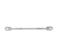 Barra Di Bilanciamento Per Motocicletta, Staffa Estensione Del Rubinetto In Lega Alluminio, Barra Trasversale Rinforzo, Modifica Manubrio Traversino Manubrio Moto(Silver)