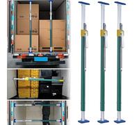 Barra di carico regolabile a cricchetto per camioncino - Divisore di carico sicuro, capacità di carico 199,6 kg, adatta a 1,3 - 1,68 m, soluzione di gestione del carico resistente