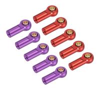 Barra di collegamento a leva M3xL19mm per RC, 10 pezzi, rosso/viola