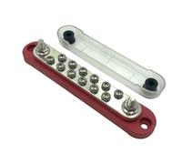 Barra di connessione 12 posti 150 Amp rossa