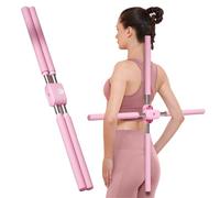 Barra di correzione per gobba, correzione posturale, bastone da yoga regolabile, strumento di allungamento in acciaio inox, per schiena, collo, allenamento corpo completo, palestra, sculpt, stretch