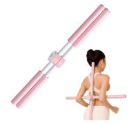 Barra Di Correzione Posturale Yoga Da 80 Cm, Barra Di Correzione Yoga, Barra For Esercizi For Collo E Schiena, Strumento For Stretching Domestico, Fitness(Pink)