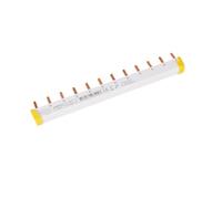 Barra di distribuzione 1P Interruttore automatico a 12 posizioni Morsettiera 2p3 Collegamento interruttore aria in rame a 24 circuiti Barra di rame(A9XPH312-3P 12 circuits)