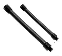 Barra di estensione flessibile da 1/2", interfaccia quadrata da 12,5 mm, con perline anti-goccia e albero flessibile a 360° per spazi ristretti, struttura in acciaio per molle (250 mm + 350 mm)