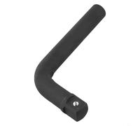 Barra di estensione per chiave a bussola da 3/4", 220 mm e 450 mm, barra curva a gomito a forma di L, per acciaio al cromo vanadio CR-V con fosfatazione annerente per resistenza alla ruggine