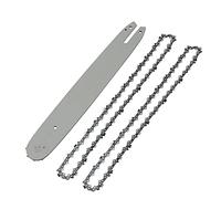 Barra di guida per sega a catena da 14 pollici con catene, 2 pezzi per 017 MS170 MS171 MS170 / MS180 / MS230 / MS250 tutti i tipi di acciaio