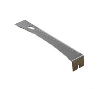 Barra di leva di misurazione contrassegnata con incrementi in centimetri per l'uso come rettilineo nel layout e nella pianificazione