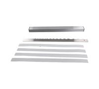 Barra di Livellamento del Fascio di per Manico Della Chitarra, Strumenti da Liutaio con Carta Vetrata e Righello con Bordo Dritto Dentellato per il Manico Della Chitarra