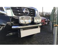 Barra Di Luce Anteriore + Faretto Ovale Jumbo X2 Per Isuzu D-Max Rodeo 2016+