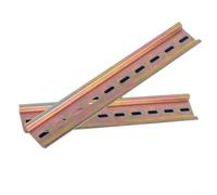 Barra di montaggio in acciaio scanalata da 35 mm per interruttori automatici e relè, lunghezza 20 cm, guida elettrica per armadi di distribuzione hardware (20 cm)