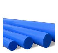 Barra di nylon Asta rotonda in plastica solida con barra in nylon PA6 blu lunghezza 500 mm