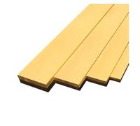Barra di ottone Piastra di ottone massiccio Barra piatta Barra quadrata Artigianato fai da te Materiali for la fabbricazione Parti di utensili per industriali(10x50x500mm)
