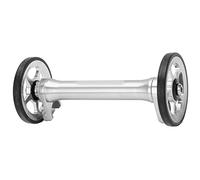 Barra di prolunga Easy Wheels Asta di prolunga telescopica pieghevole leggera ad alta resistenza per bici pieghevoli 3sixty Gomma in lega di alluminio (Argento)