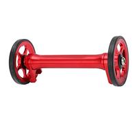 Barra di prolunga Easy Wheels Asta di prolunga telescopica pieghevole leggera ad alta resistenza per bici pieghevoli 3sixty Gomma in lega di alluminio (Rossa)