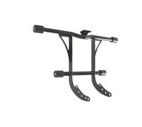 Barra di protezione anteriore e posteriore in stile solido per moto, adatta per Harley Davidson Softail 2018-2024 Motociclette protezioni motore Piastra Paramotore(Black 2)
