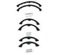 Barra di protezione dei bordi dello snowboard, 2 pezzi, design curvo per snowboard, sci, skateboard, longboard, abrasione e difesa (M)