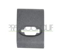 Modanatura Laterale Nera Goffrata-Con Foro Luce Stop-Porta Posteriore Sinistra O