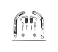Barra di protezione per moto Misura Per KAWASAKI Z900RS 2018-2025 Paratelaio Crash Bar Pad Protector Accessorie Motore Paraurti di Protezione Protezione Motore Paraurti(Chrome Upgraded)