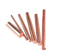 Barra di rame dia. 12, 14, 15, 16, 18, 20, 22, 25, 28, 30 mm. Barra di metallo in ottone. Lunghezza 150 mm, 250 mm, 400 mm. Scarico a matrice di rame puro solido.(250mm,Dia 20mm)