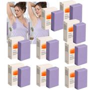 Barra di Sapone Deodorante al Cachi alla Lavanda, Sapone da Bagno Idratante Ricco Schiumogeno, Detergente all'Estratto di Kaki, Compressa di Lavaggio Kaki, Suds Deodoranti con Lavanda (9PCS)