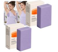 Barra di Sapone Deodorante al Cachi alla Lavanda, Sapone da Bagno Idratante Ricco Schiumogeno, Detergente all'Estratto di Kaki, Compressa di Lavaggio Kaki, Suds Deodoranti con Lavanda (2PCS)