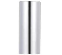 Barra di scorrimento per chitarra elettrica, 6,1 cm, in acciaio inox, per rock, blues e country, accessorio placcato argento