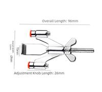 Barra di sicurezza bloccaporta portatile con aste di bilanciamento regolabili pe