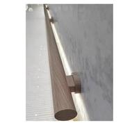 Barra di sicurezza per corrimano, per scale interne/esterne, finitura in legno naturale, 120 cm/1,2 m, migliora la stabilità e il supporto per anziani e bambini
