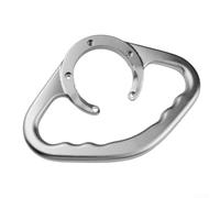 Barra di sicurezza per passeggeri e moto, maniglia per serbatoio carburante, in lega di alluminio CNC, per Kawasaki TH23, TH26, TH34, TH43, accessorio per equitazione e touring, colore blu (argento)
