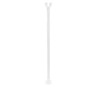 Barra di Sicurezza Portatile per Porte Regolabile 70-120cm Bianco | Lega e Plastica, Base Antiscivolo, Supporto Temporaneo, per Camera D'albergo e Viaggio