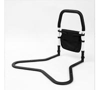 Barra di sicurezza regolabile per letto con tasca portaoggetti, robusto corrimano di assistenza per anziani e disabili, migliora la sicurezza e l'indipendenza della camera da letto