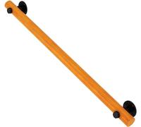 Barra di sostegno da parete in legno, antiscivolo, con finitura lucida, 60 cm, per la casa e la cameretta dei bambini, supporto durevole per bambini e anziani