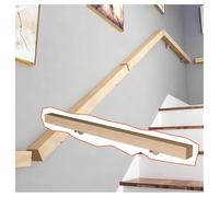 Barra Di Sostegno Per Corrimano In Legno Per Scale, Antiscivolo Per Anziani E Bambini - Staffe Per Corrimano Montate A Parete - Facile Da Installare Per Scale Di Casa, Portici E Terrazze(100cm)