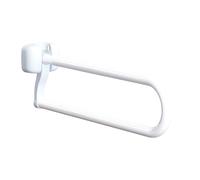 Barra di sostegno ribaltabile in acciaio laccato 70 cm bianco Bianco
