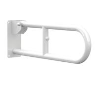 Barra di sostegno ribaltabile per bagno in acciaio bianca EH-WA-70-PCX