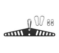 Barra di spinta 'impugnatura Lat - Piastra adattatore della puleggia | Attaccamento della macchina del cavo | Connettore multifunzionale della macchina pollata Multi-fori per l'esercizio domestico