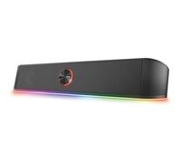 Barra di Suono Trust GXT 619 Thorne 2.0 6W Cablata RGB Nera