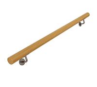 Barra di supporto antiscivolo in legno per anziani, 1 m/2 m/3 m/4 m/5 m/6 m, con staffa in metallo, soluzione durevole per la prevenzione delle cadute
