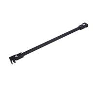 Barra di supporto per box doccia, Barre di supporto for vetro doccia regolabili in acciaio inossidabile multicolore 40-90 cm(Black,90cm)