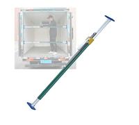 Barra di Supporto per cassone di Pick-up, Regolabile da 51,2 a 74,8 Pollici, con stabilizzatore a cricchetto e Cuscinetti Antiscivolo, per rimorchi e furgoni, 1/2/3/4/5/6/7 Pezzi (152-190 cm